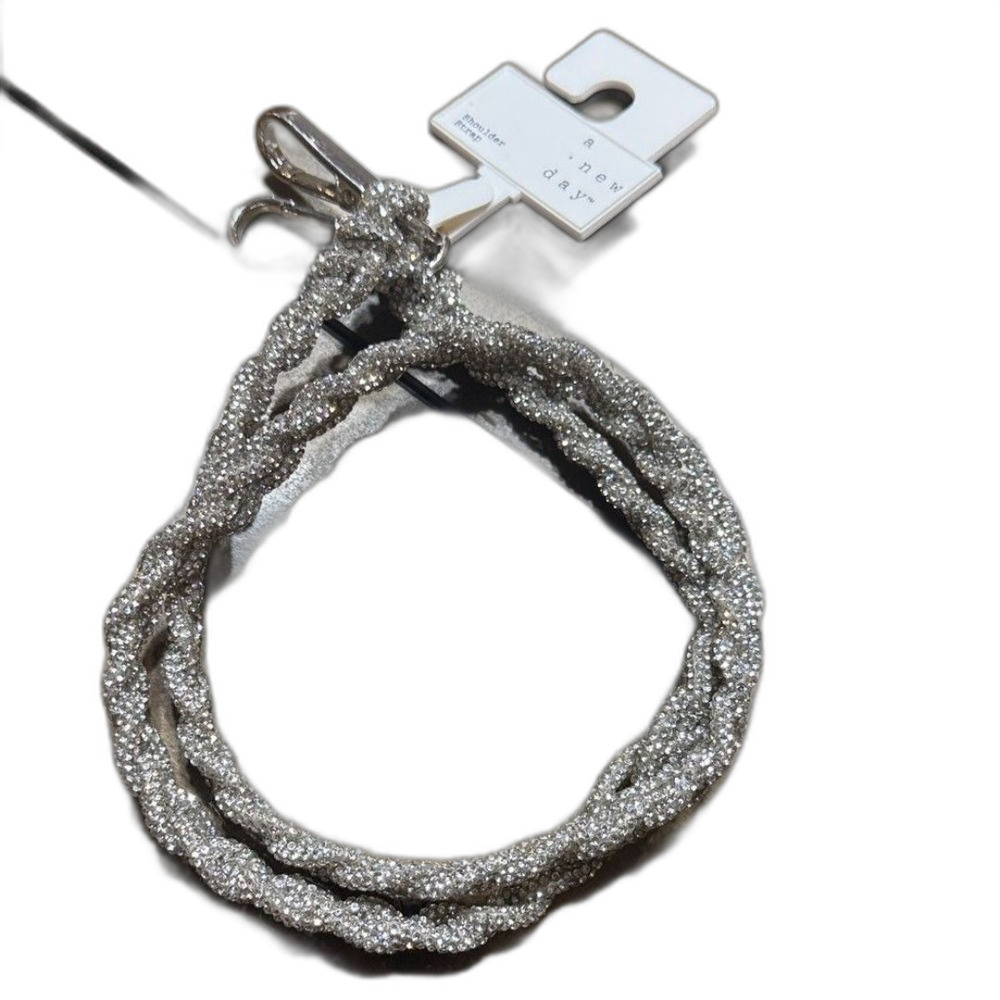 a new day Silver Braided Key Holder